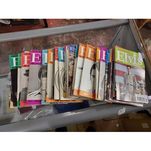 559 - Stack Of Elvis Magazines