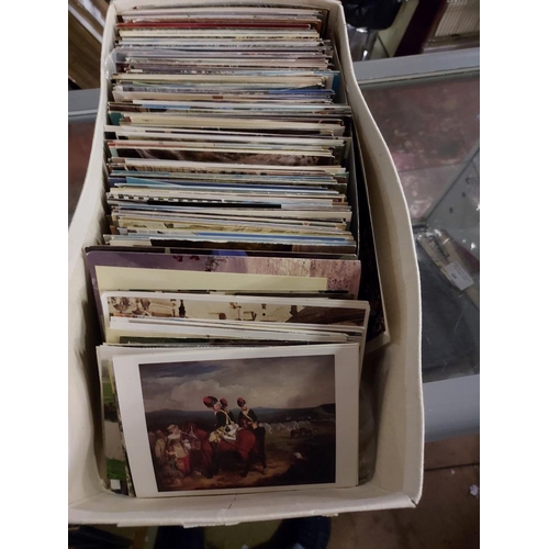 584 - Box Of Old Postcards