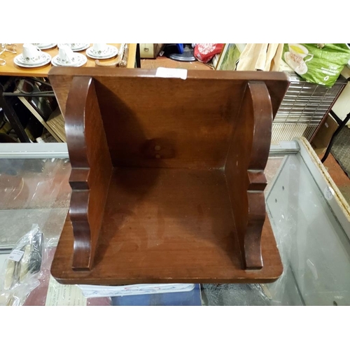 590 - Mahogany Small Wall Shelf