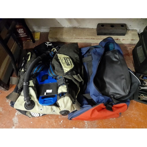 706 - Selection Of Bags And A Divers Jacket