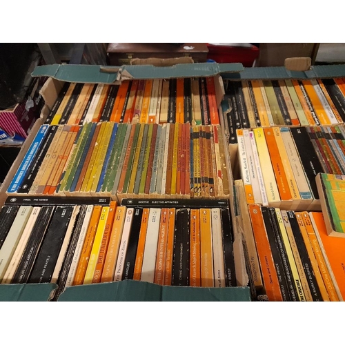 96 - 3 Boxes Of Vintage Penguin Paperback Books