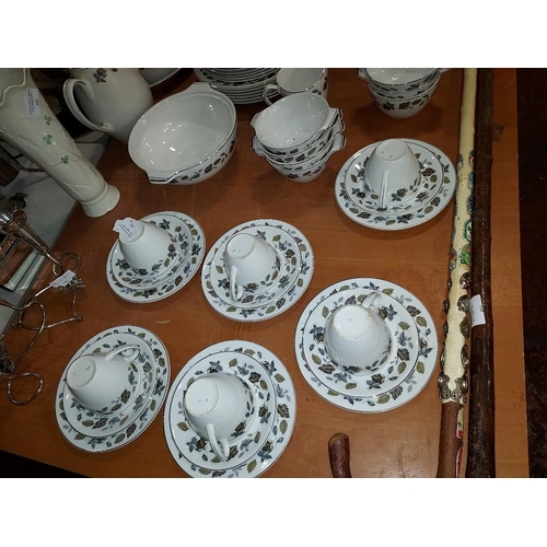 452 - Large Alfred Meakin Springwood Patterned Dinner/Tea Set No Sugar Bowl And Lid Missing From Tureen