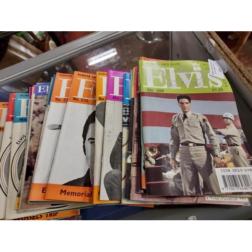 559 - Stack Of Elvis Magazines