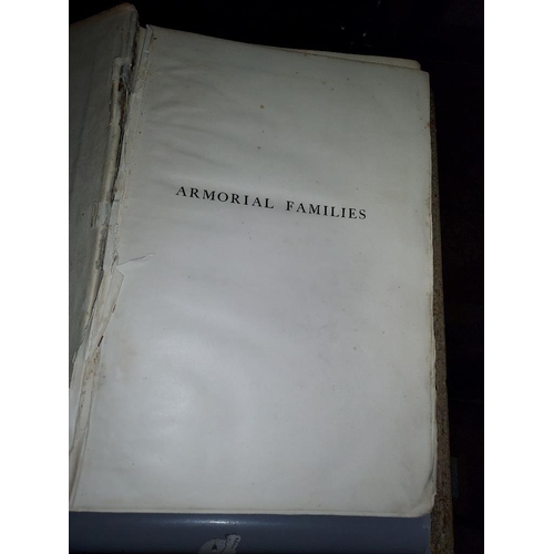 575 - Large Armorial Families Book Dated 1902