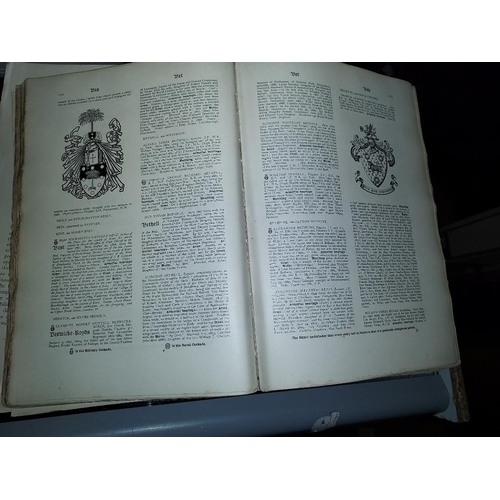 575 - Large Armorial Families Book Dated 1902