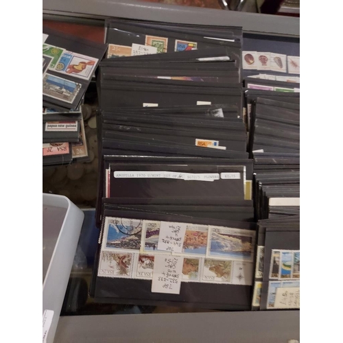 586 - Selection Of Stamps On Cards