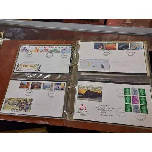 592 - 4 Albums Of Stamps On Envelopes