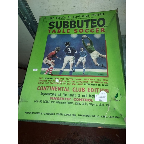 226 - Subbuteo Football Game & Spare Team