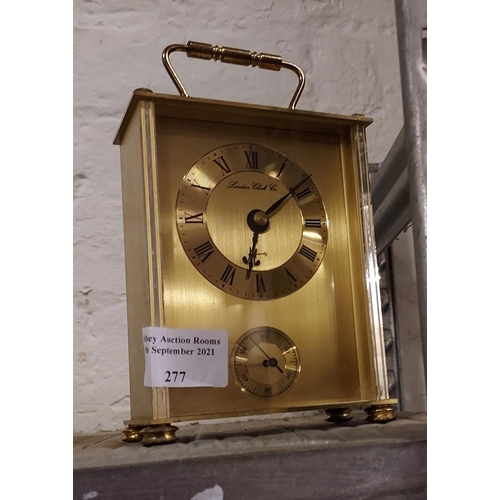 277 - Small Brass Carriage Clock