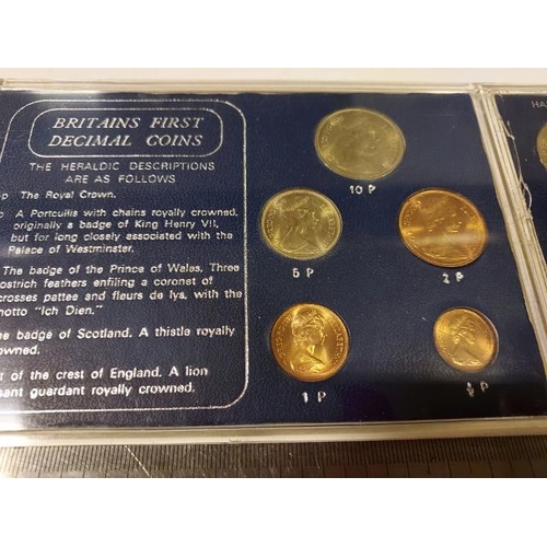 419 - 2 First Decimal Coin Sets