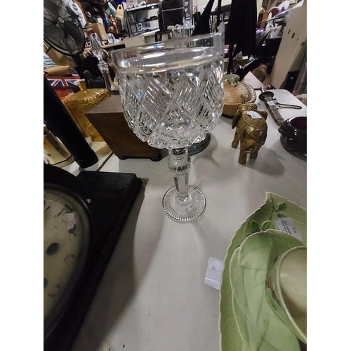 510 - Large Cut Glass Crystal Goblet