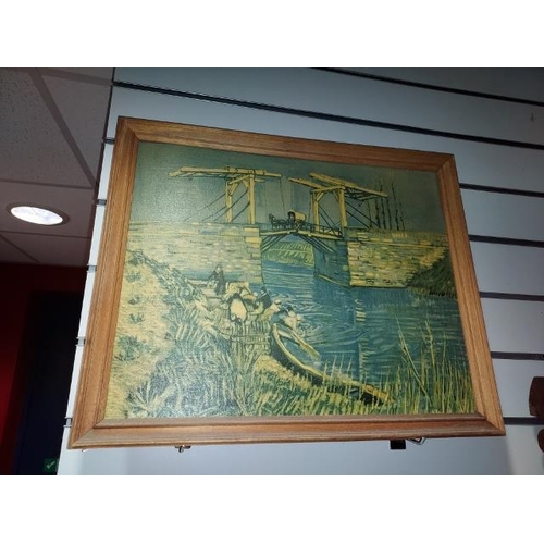 123 - Framed Print Of Harbour Scene