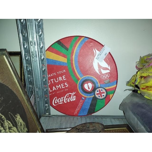 193 - Coca Cola Hand Drum London Olympics Torch Relay