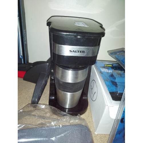 223 - Unused Salter Portable Coffee Maker With To Go Cup