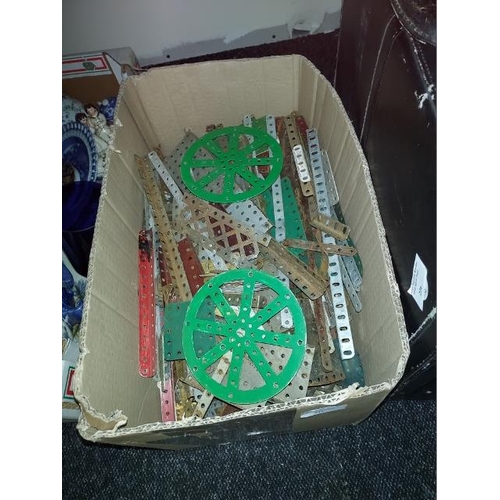 231 - Large Box Of Old Meccano