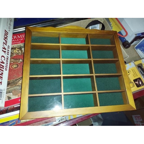 256 - Berkertex Glass Front Display Cabinet In Box