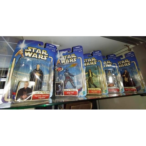 434 - 5 Sealed Star Wars Figurines From 2000s