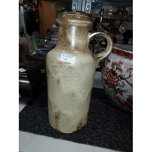 471 - Large Beige West German Jug