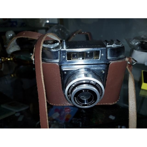 325 - Vintage Halina Camera Achromat In Case