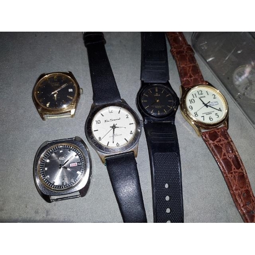 375 - Selection Of Watches To Include A Seiko 5 Day/Date 6119-7103