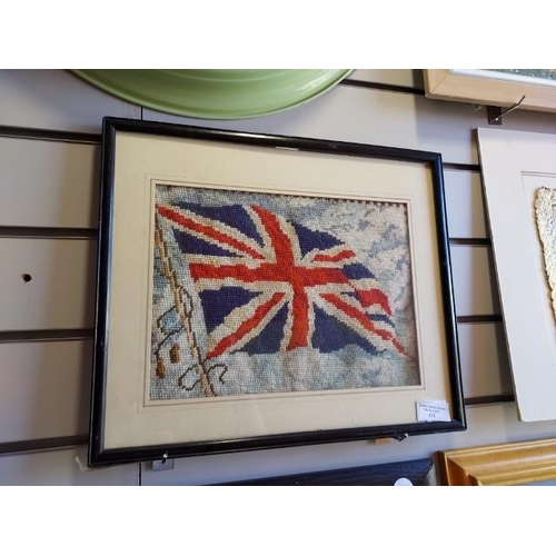 113 - Small Framed Union Flag Tapestry