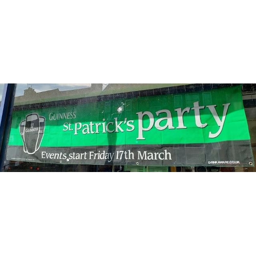 38 - Large Guinness St. Patricks Day Banner