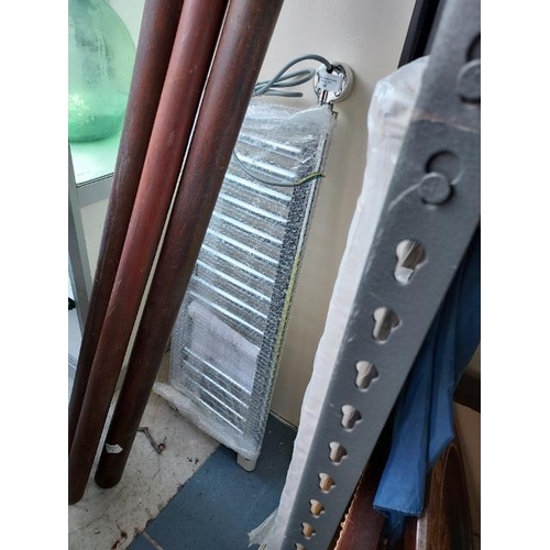 46 - Chrome Electric Towel Rail With Box