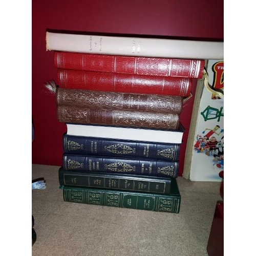 6 - Stack Of Hardback Classic Books Including Oxford Dictionary Set