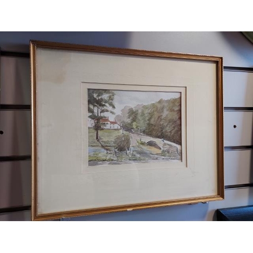 107 - 2 Small Framed Watercolours By Raymond Perry