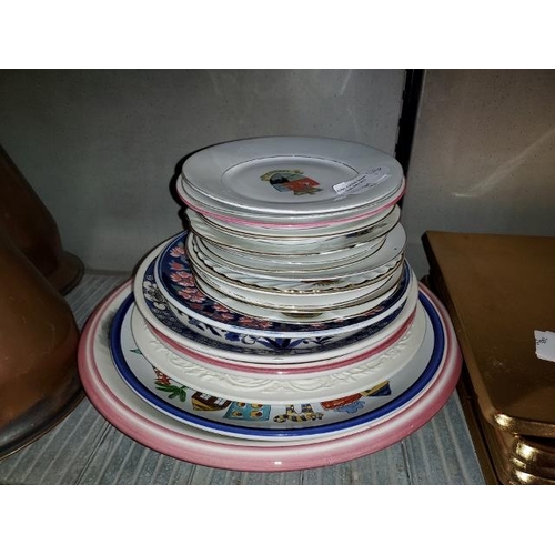 246 - Large Selection Of Various Plates Including Greek