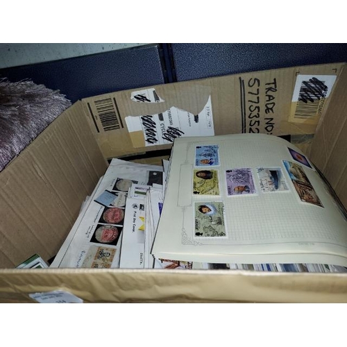 254 - Box Of GB Stamps