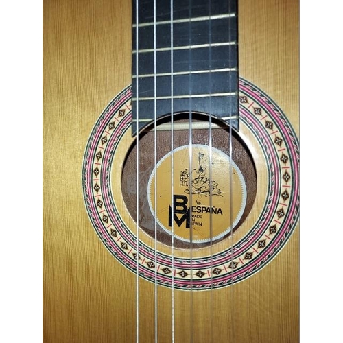 70 - B.M Acoustic Spanish Guitar With Case