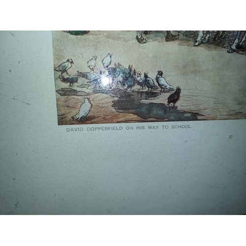 108 - Framed Picture Of David Copperfield On His Way To School