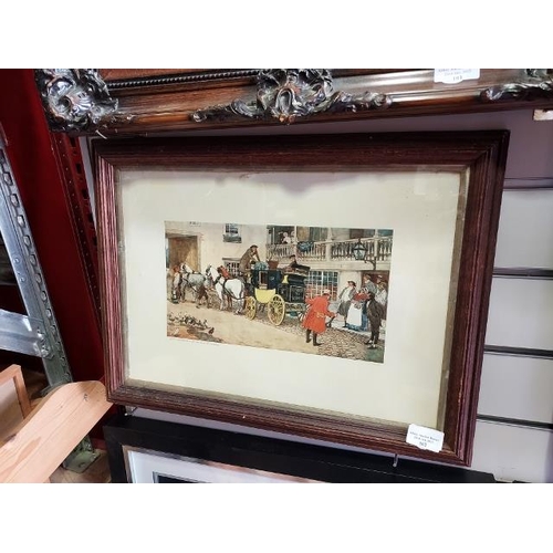 102 - Framed Picture Of David Copperfield On His Way To School