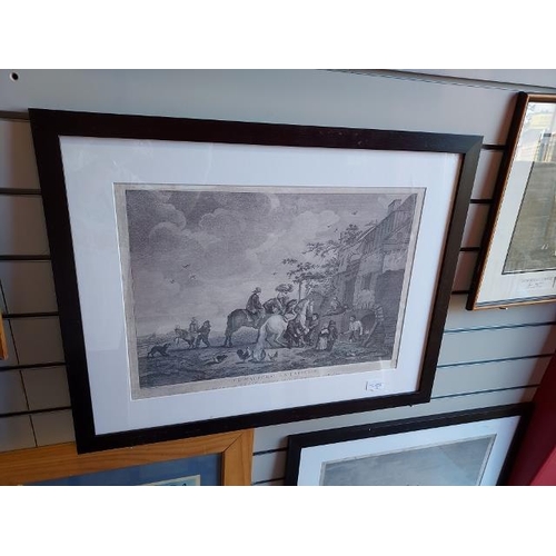 116 - Framed Engraving 