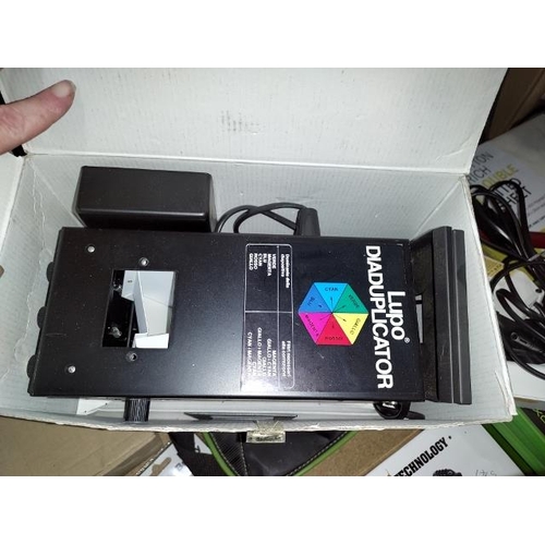 145 - Lupo Diaduplicator Slide Copier In Box With Leads, Untested