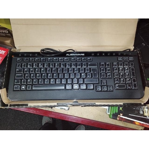 159 - Unused Alienware Gaming Keyboard In Original Box