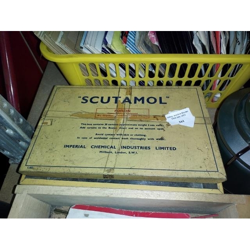161 - Vintage Scutamol Poison Tin