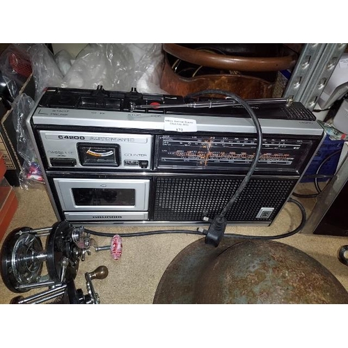 172 - Vintage Grundig Cassette Radio Working