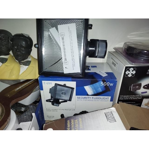 178 - Security Flood Light With PIR Movement Sensor 500W E-694