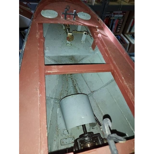 89 - Model Titan Handmade Salvage Tug Boat, Straight Runner, With Ephemera From Gentleman Who Built It