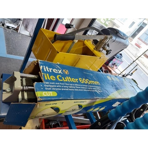 95 - Rems Push Pressure Tester Plus Vitrex Tile Cutter 600mm Working