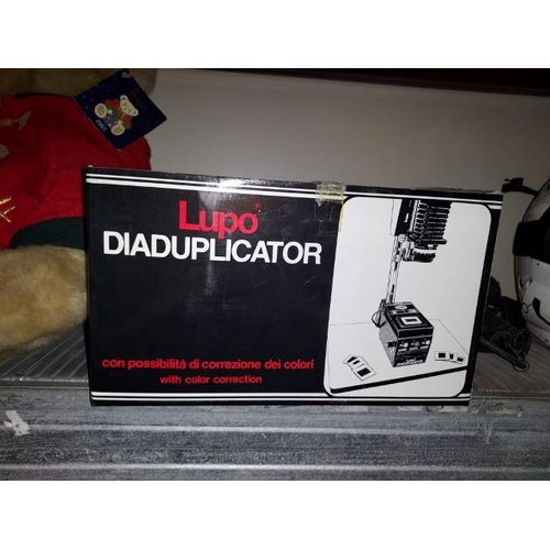 145 - Lupo Diaduplicator Slide Copier In Box With Leads, Untested