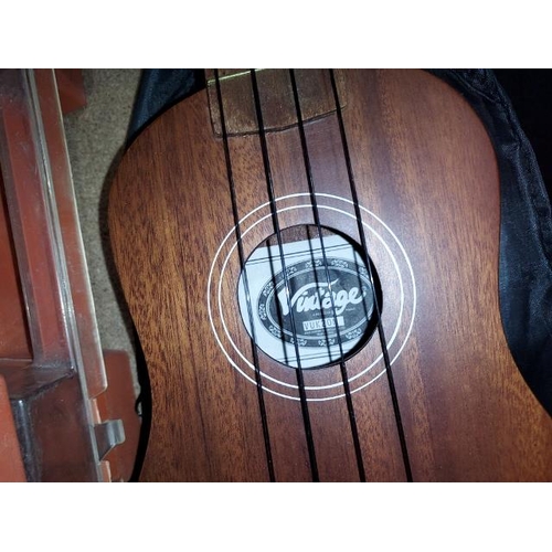 171 - Vintage Soprano Ukulele And Bag