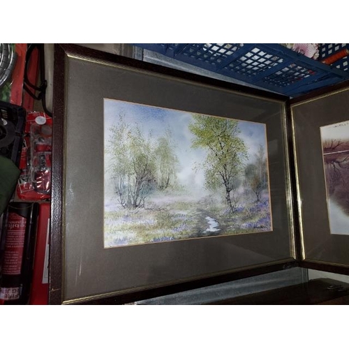 203 - 5 Small Framed Prints Signed