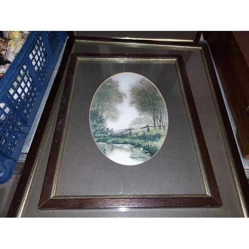 203 - 5 Small Framed Prints Signed