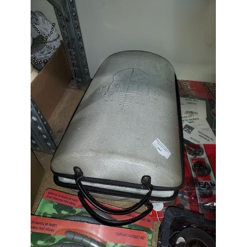 212 - Vino Spanna Campi Ravdii Wine Plus 2 Red Wine Glasses In Carry Case. For Display Purposes Only