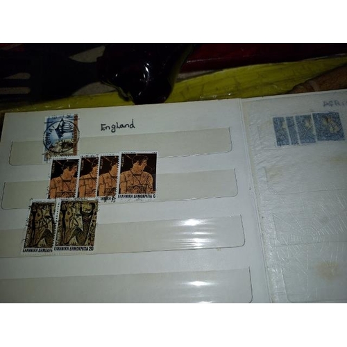 222 - Archive Box Of World Stamps, GB And Foreign In Bags & Tins. Few Albums