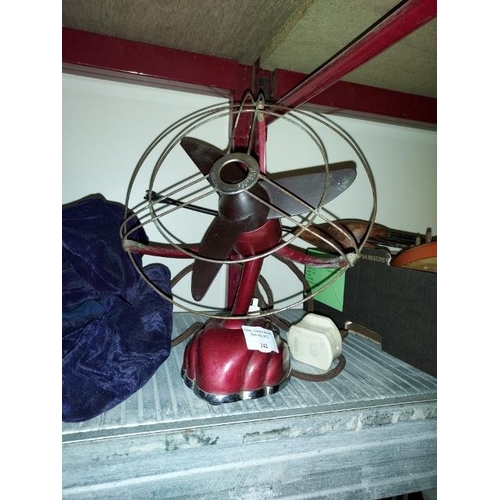 142 - 1950s Scholler Dragonfly Fan Working