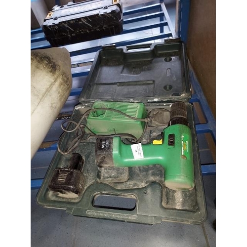 88 - Hitachi Battery Drill With Charger And Battery And Spare Battery